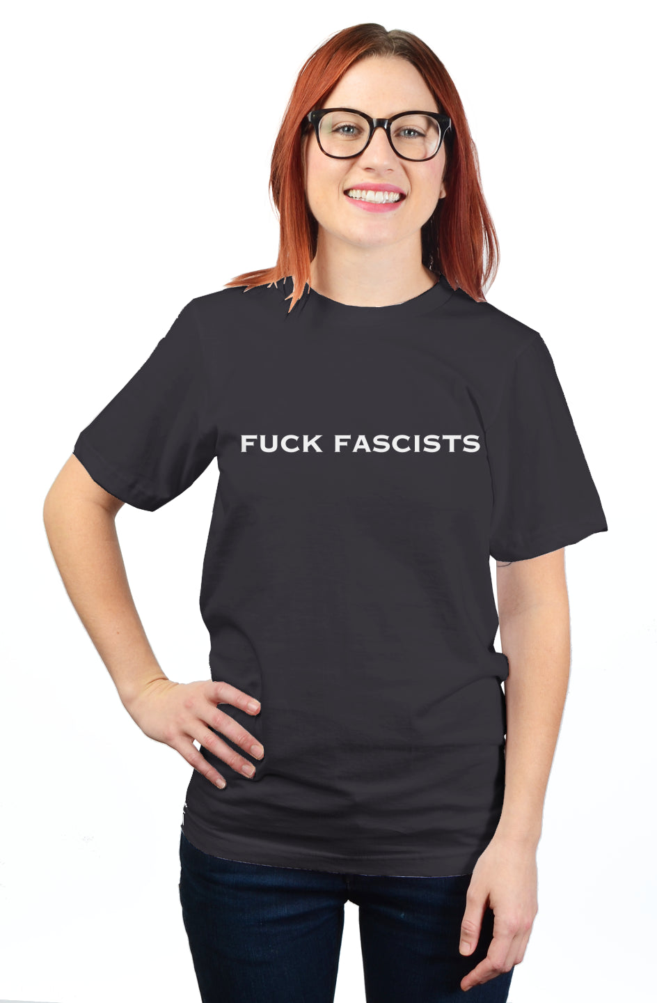unisex t shirt fuck fascists